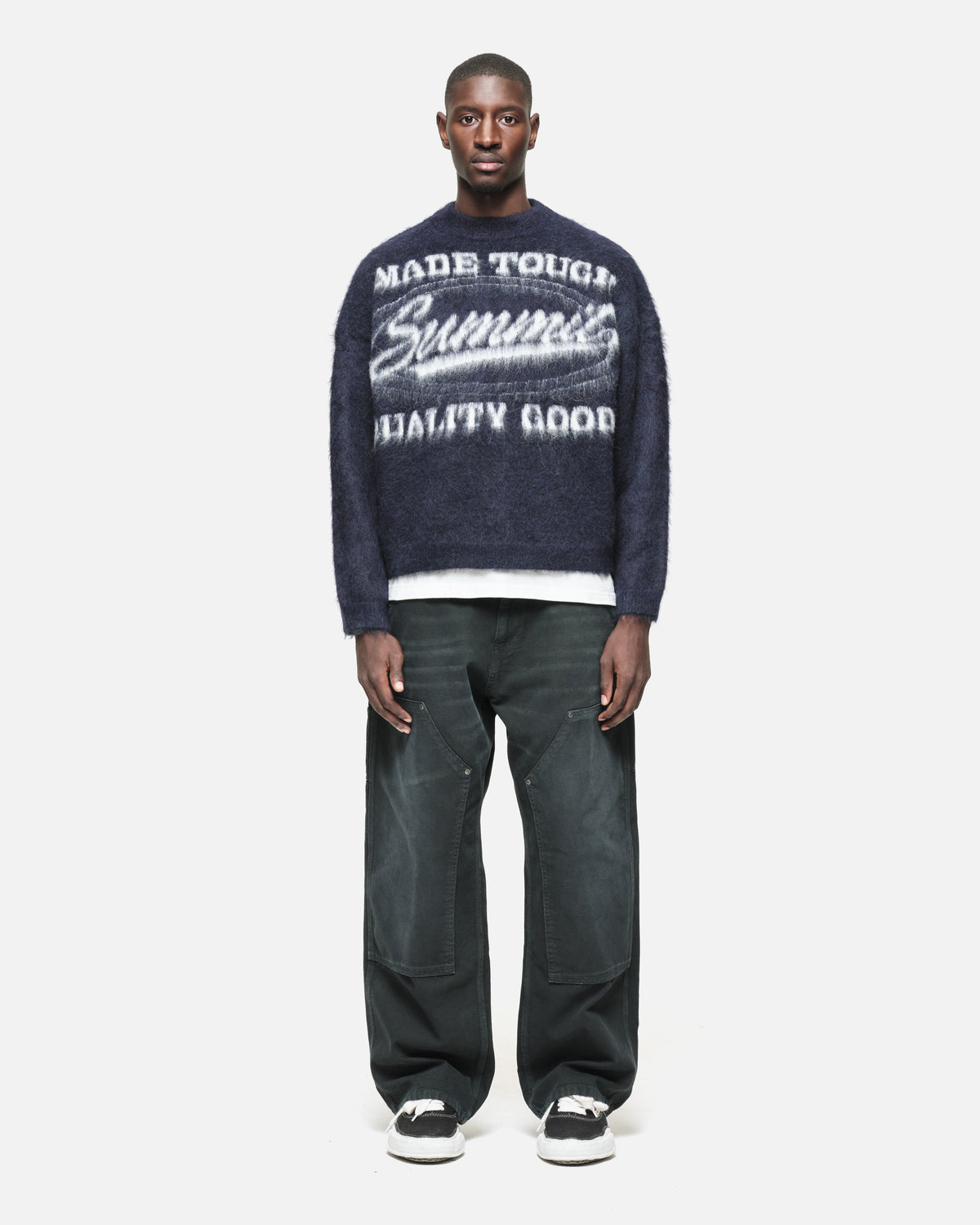 MADE TOUGH INTARSIA KNIT - TWILIGHT BLUE