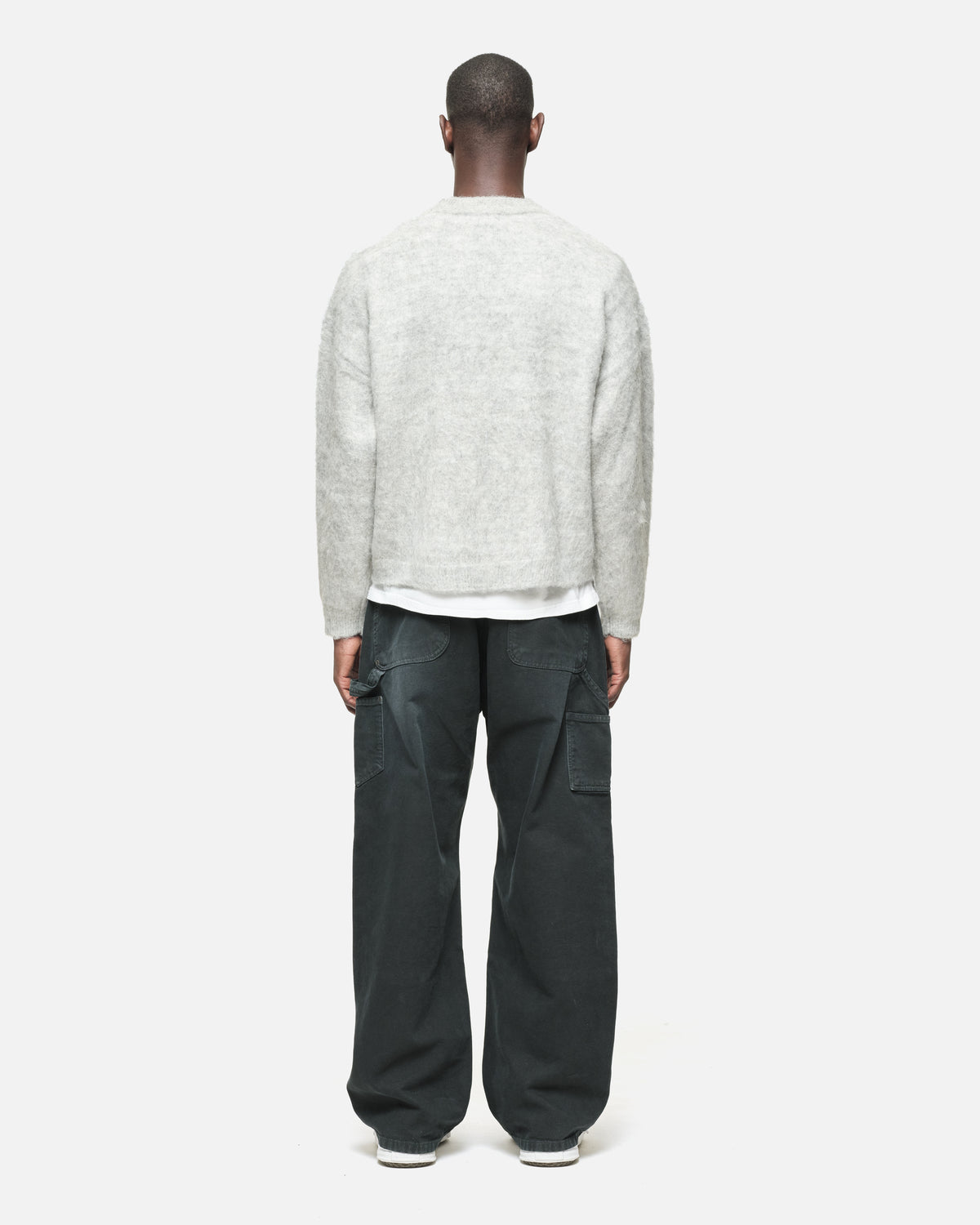 MADE TOUGH INTARSIA KNIT - GREY MARL