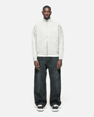 CHUNKY KNIT TRACK TOP - GREY
