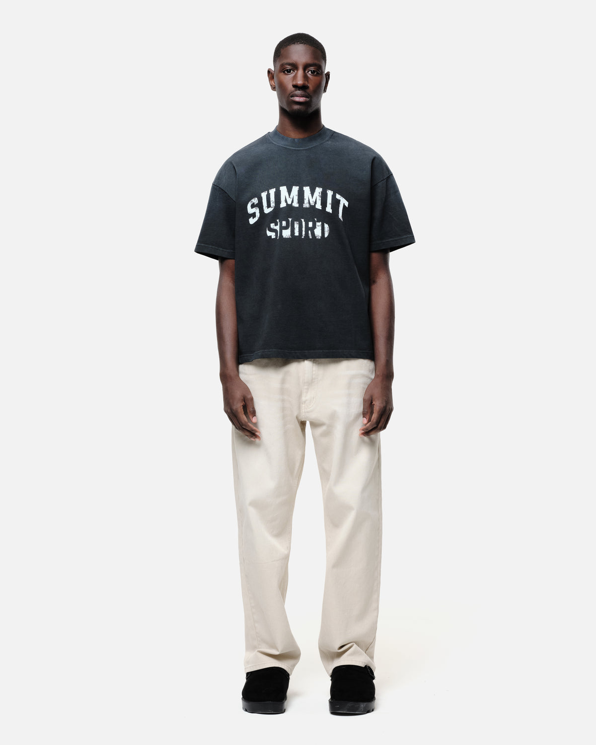 SUN DRIED SUMMIT SPORT T-SHIRT - BLACK