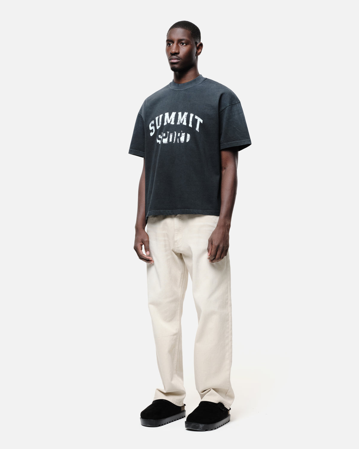 SUN DRIED SUMMIT SPORT T-SHIRT - BLACK