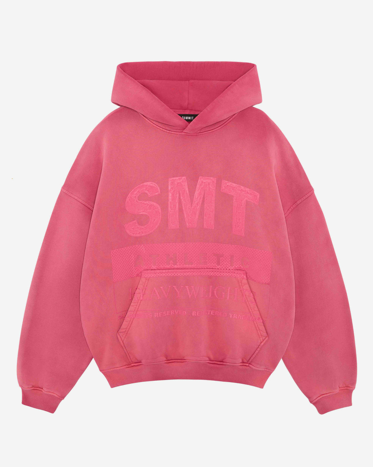 SMT ATHLETICS HOODIE - VINTAGE RED from Summit Clothing UK