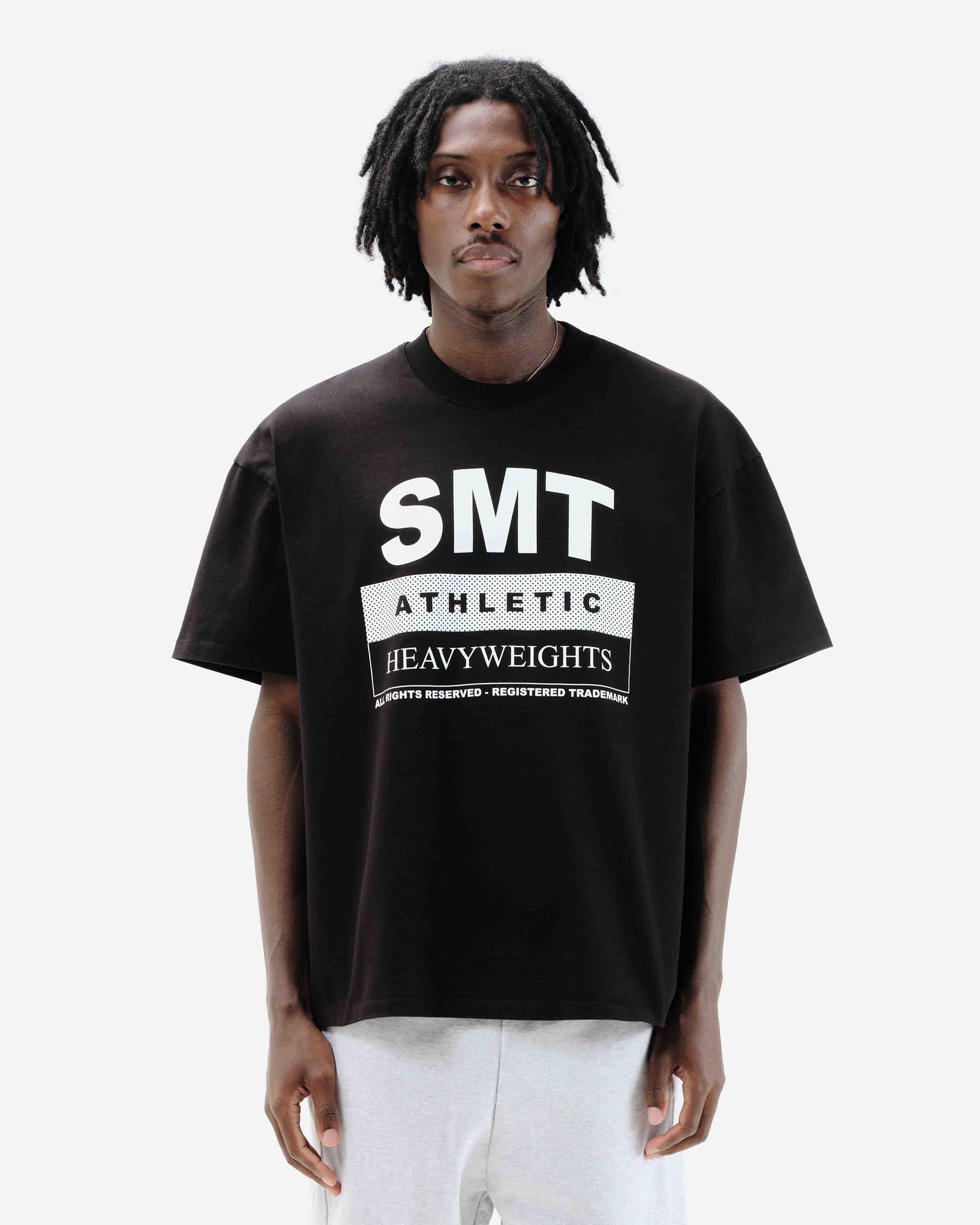SMT ATHLETICS T-SHIRT - BLACK from Summit Clothing UK