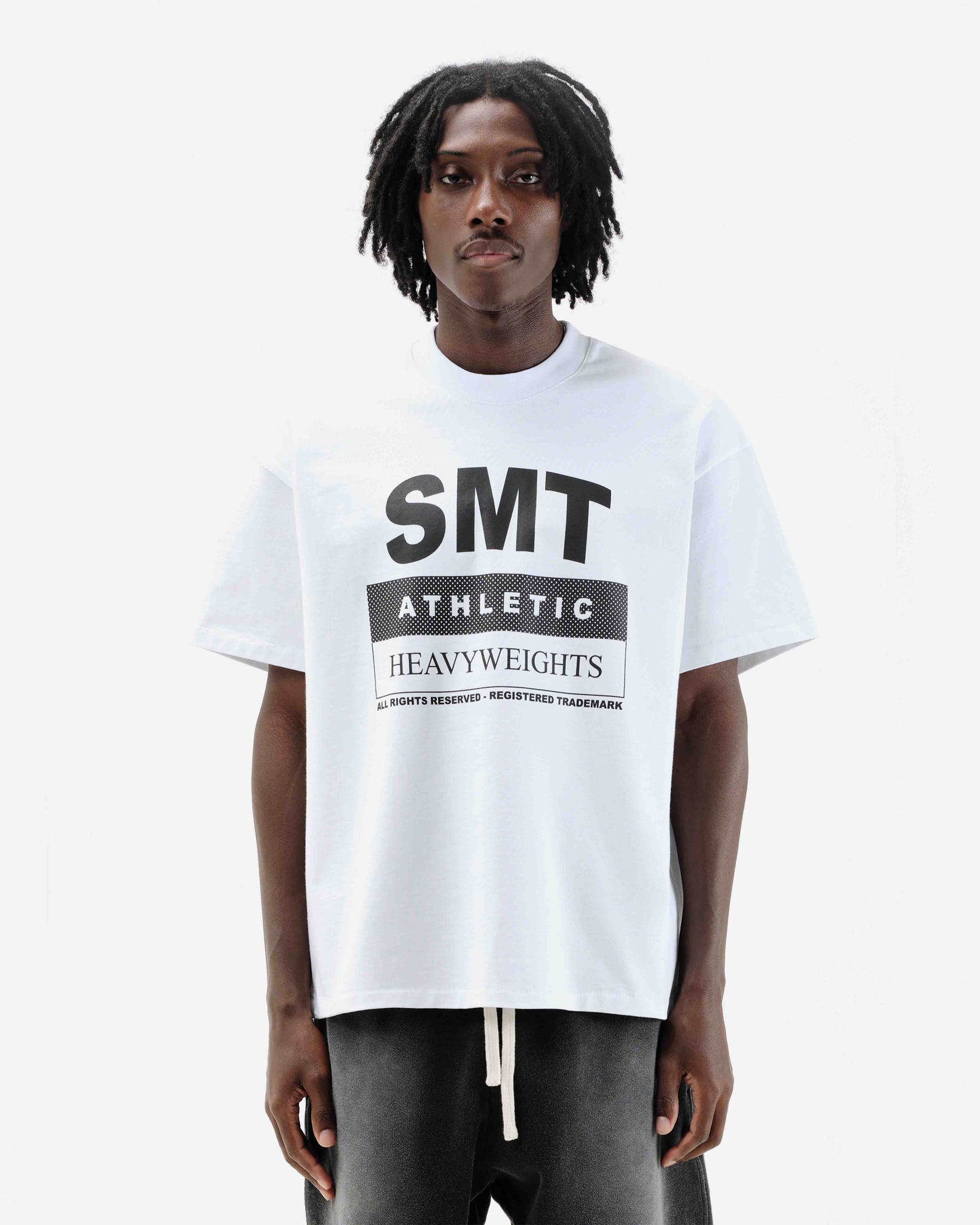 SMT ATHLETICS T-SHIRT - WHITE from Summit Clothing UK