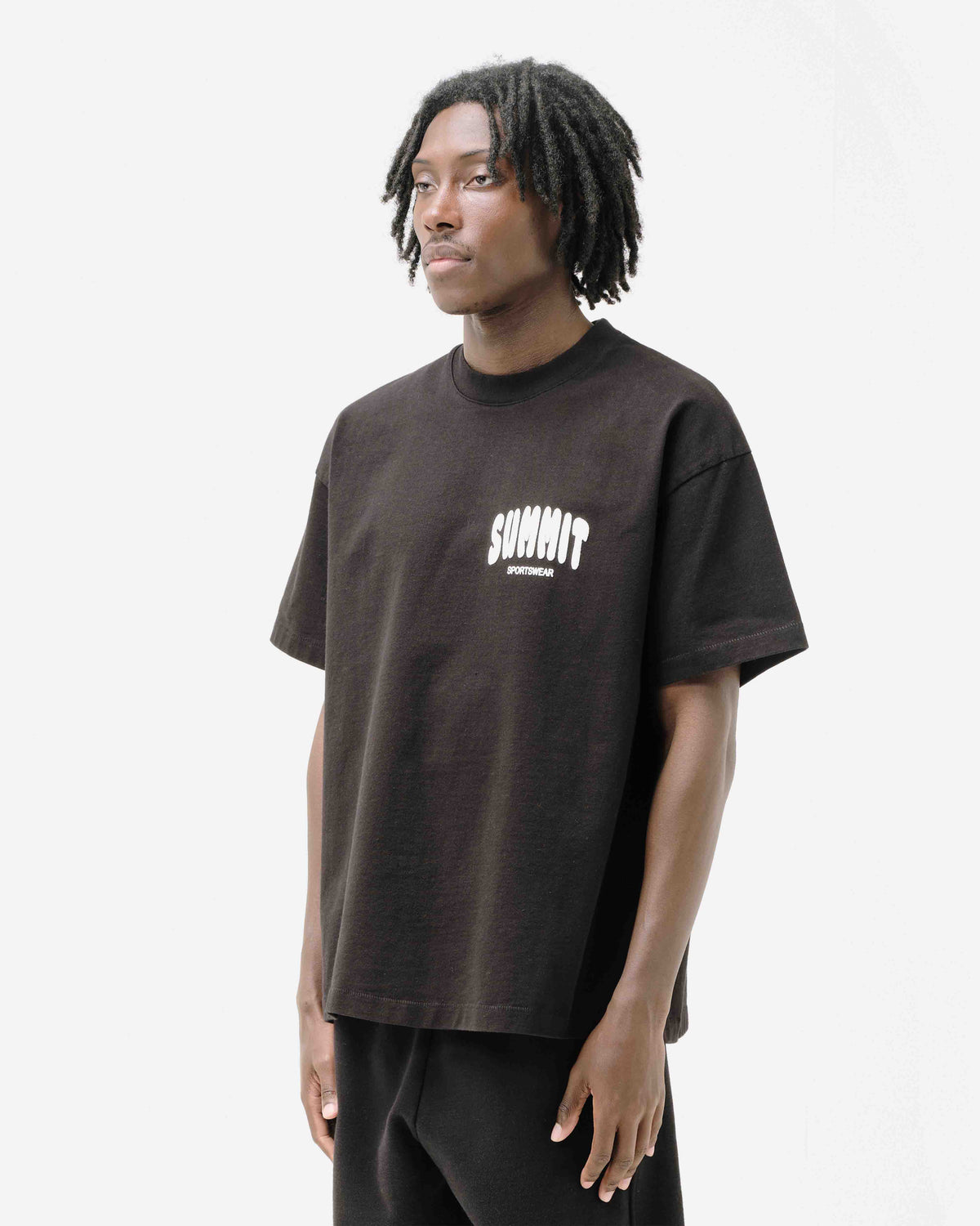 SPORTSWEAR T-SHIRT - BLACK from Summit Clothing UK