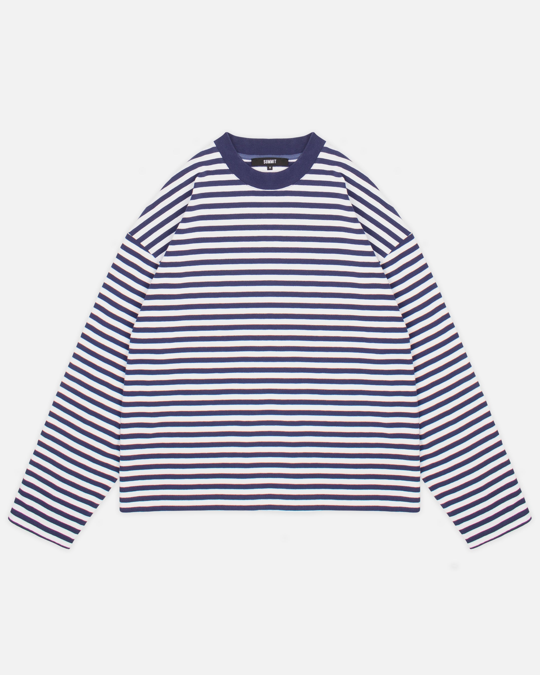 HEAVYWEIGHT LONG SLEEVE T-SHIRT - STRIPE – Summit 
