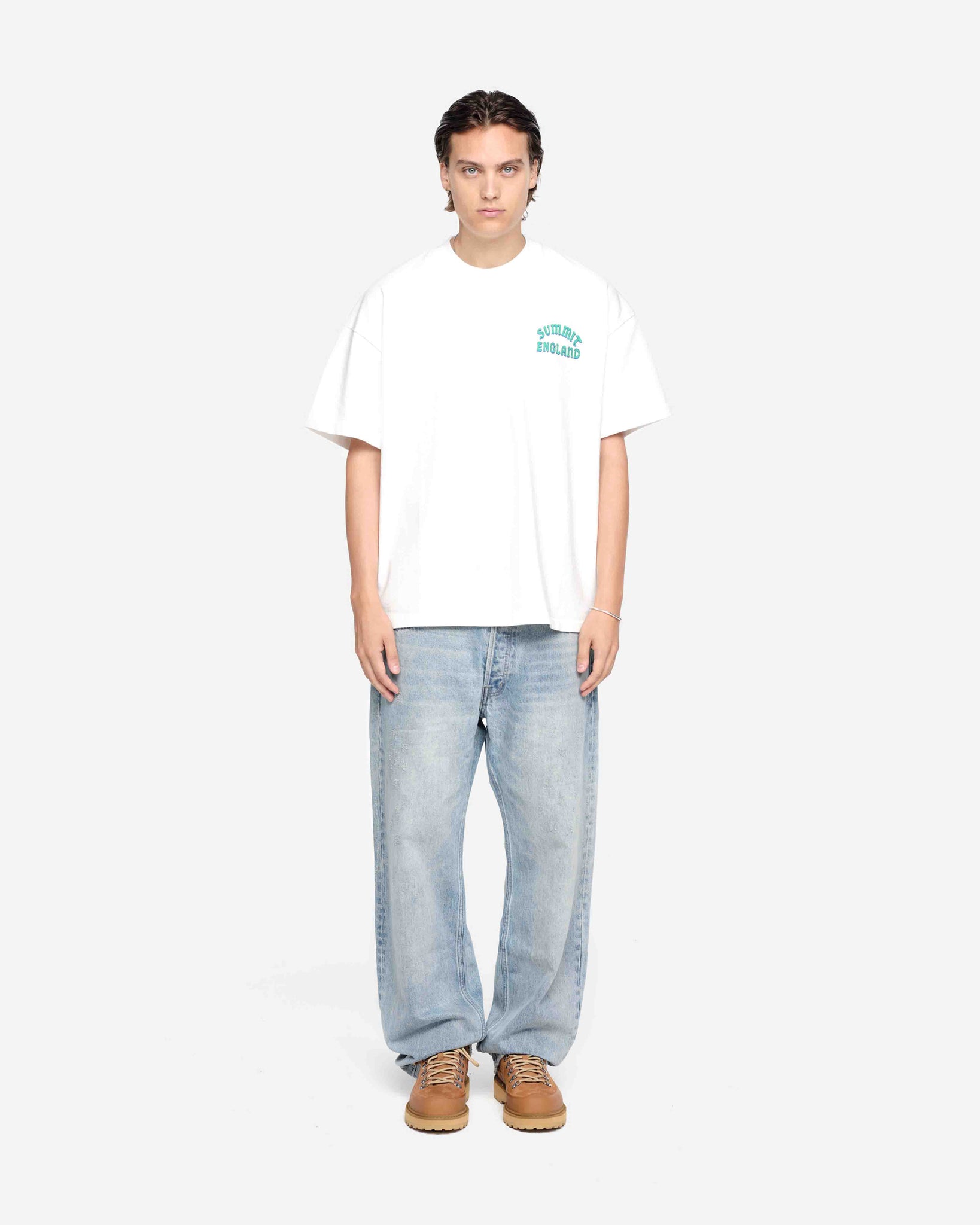 SUMMIT ENGLAND T-SHIRT - OFF WHITE from Summit Clothing UK
