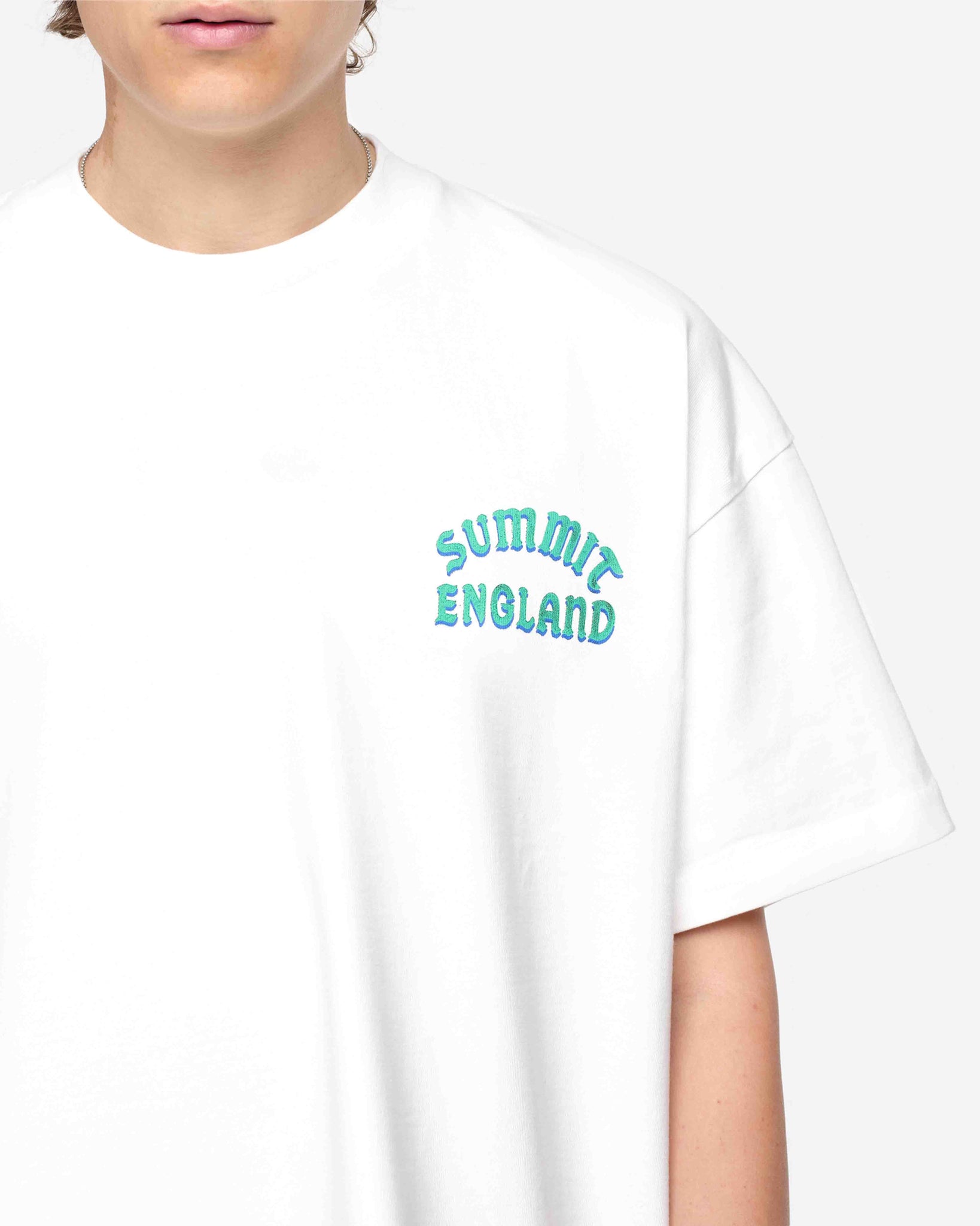 SUMMIT ENGLAND T-SHIRT - OFF WHITE from Summit Clothing UK