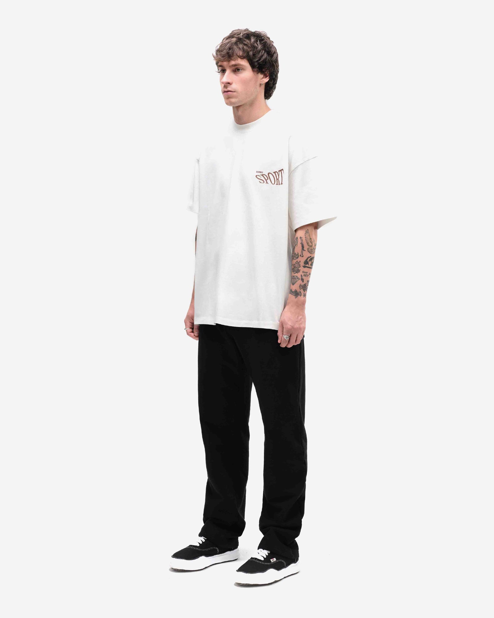 SUMMIT SPORT T-SHIRT - OFF WHITE from Summit Clothing UK
