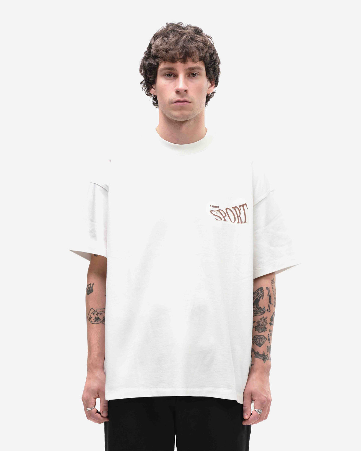 SUMMIT SPORT T-SHIRT - OFF WHITE from Summit Clothing UK