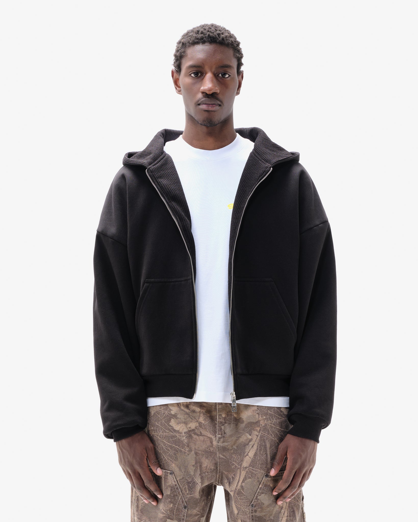 【STAMPD】THERMAL LINED REVERSIBLE ZIP HOODIE Thermal Lined Sweatshirt (487) | RefrigiWear