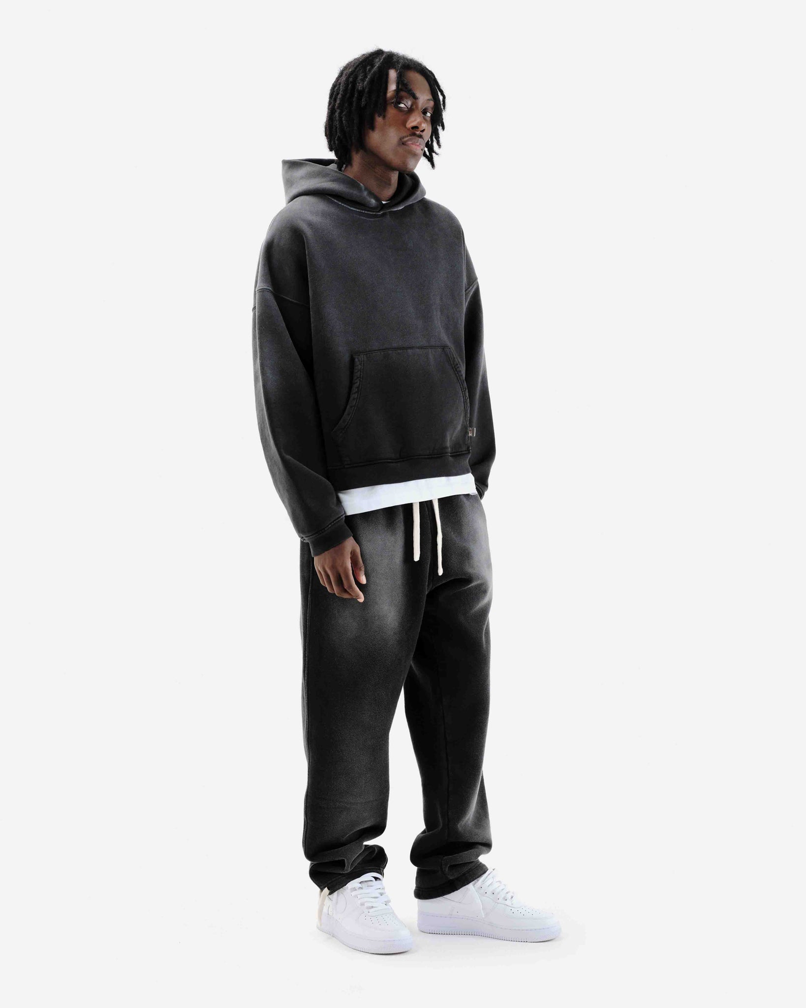 SUN FADE HOODIE - BLACK from Summit Clothing UK