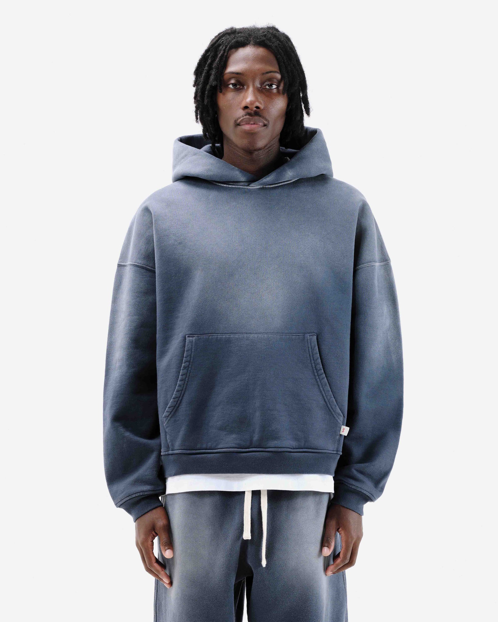 SUN FADE HOODIE - BLUEBERRY from Summit Clothing UK
