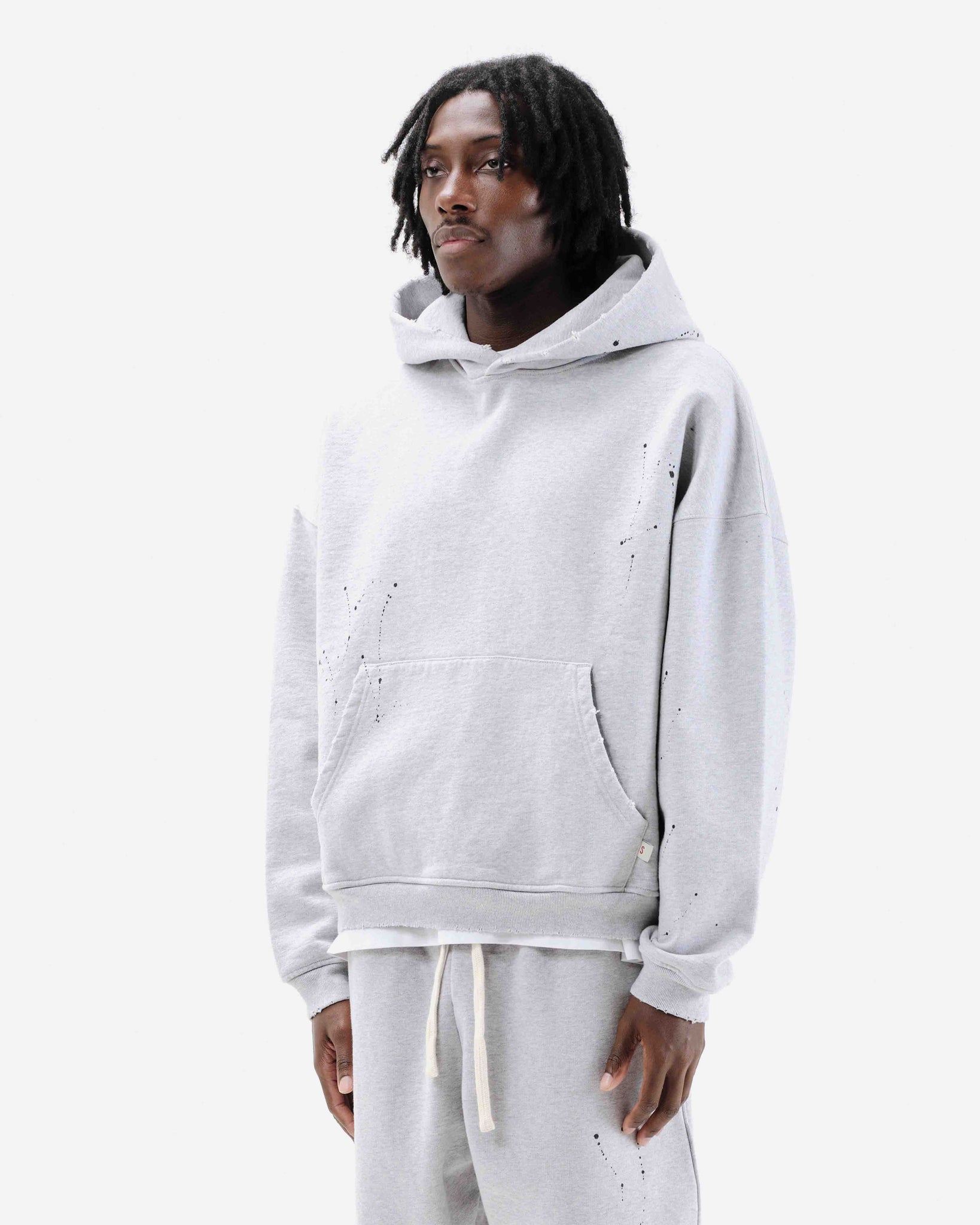 SUN FADE HOODIE - MARL GREY from Summit Clothing UK