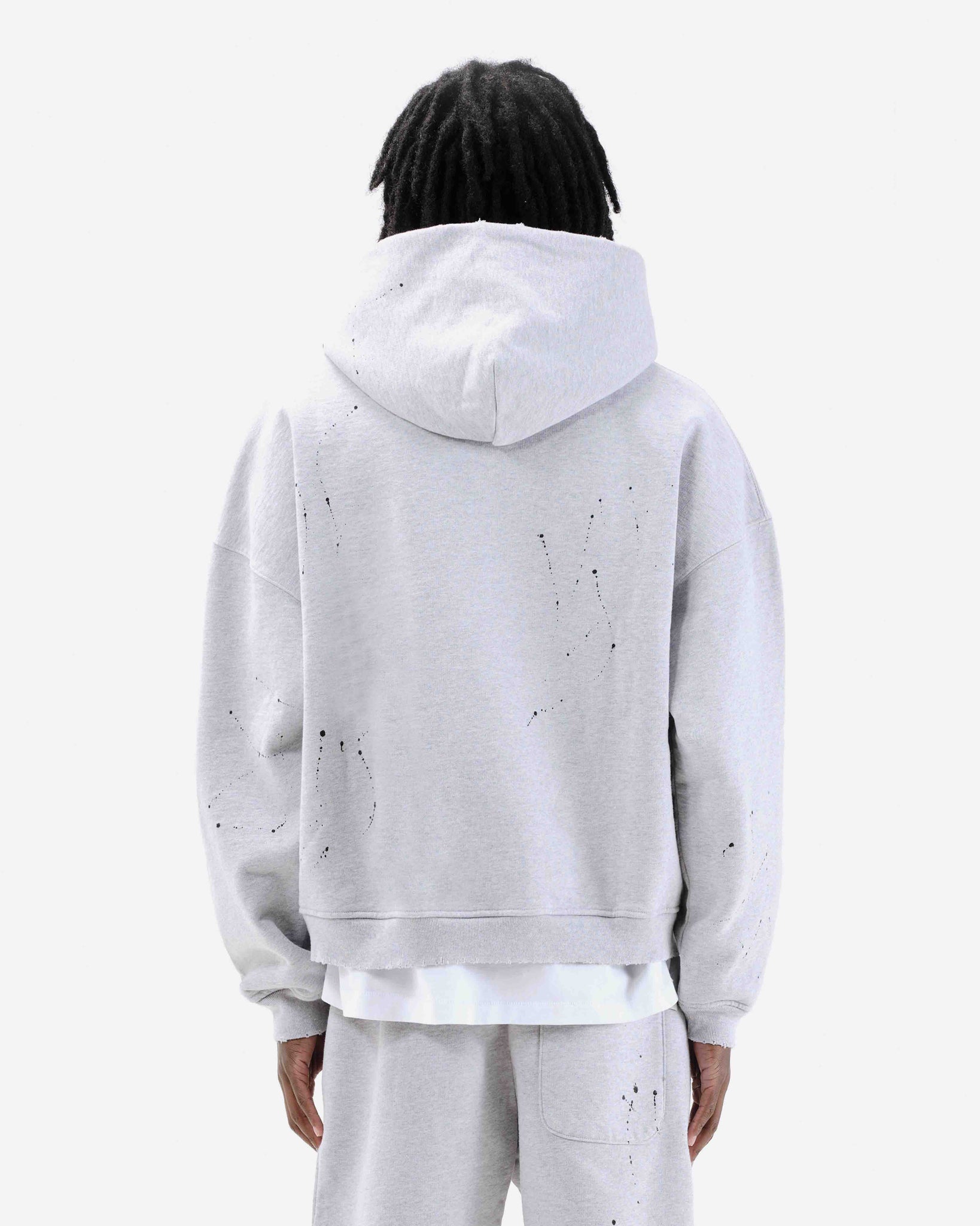 SUN FADE HOODIE - MARL GREY from Summit Clothing UK