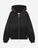 SUN FADE ZIP HOODIE - BLACK