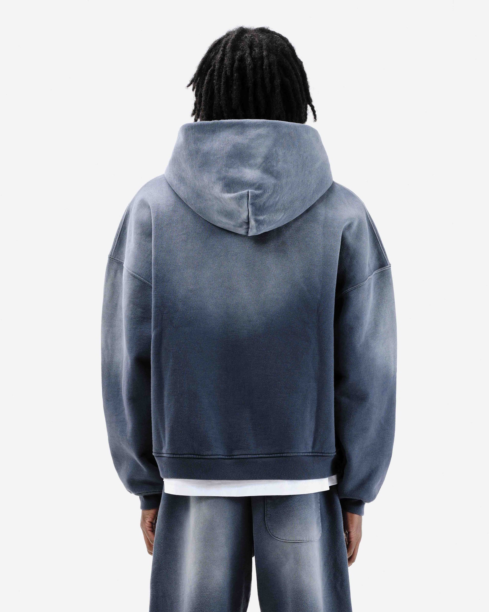SUN FADE ZIP HOODIE - BLUEBERRY from Summit Clothing UK