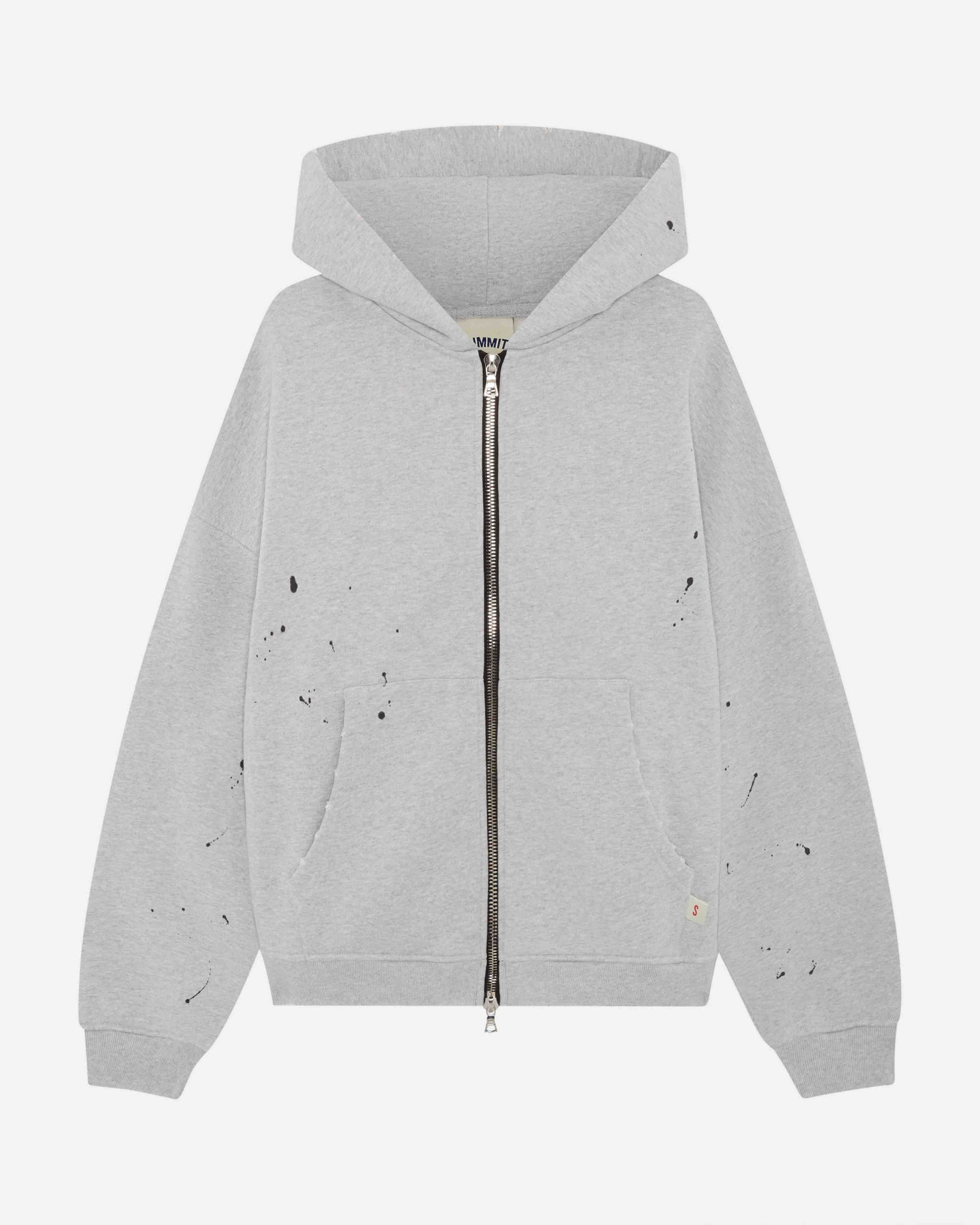 SUN FADE ZIP HOODIE - MARL GREY from Summit Clothing UK