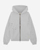SUN FADE ZIP HOODIE - MARL GREY