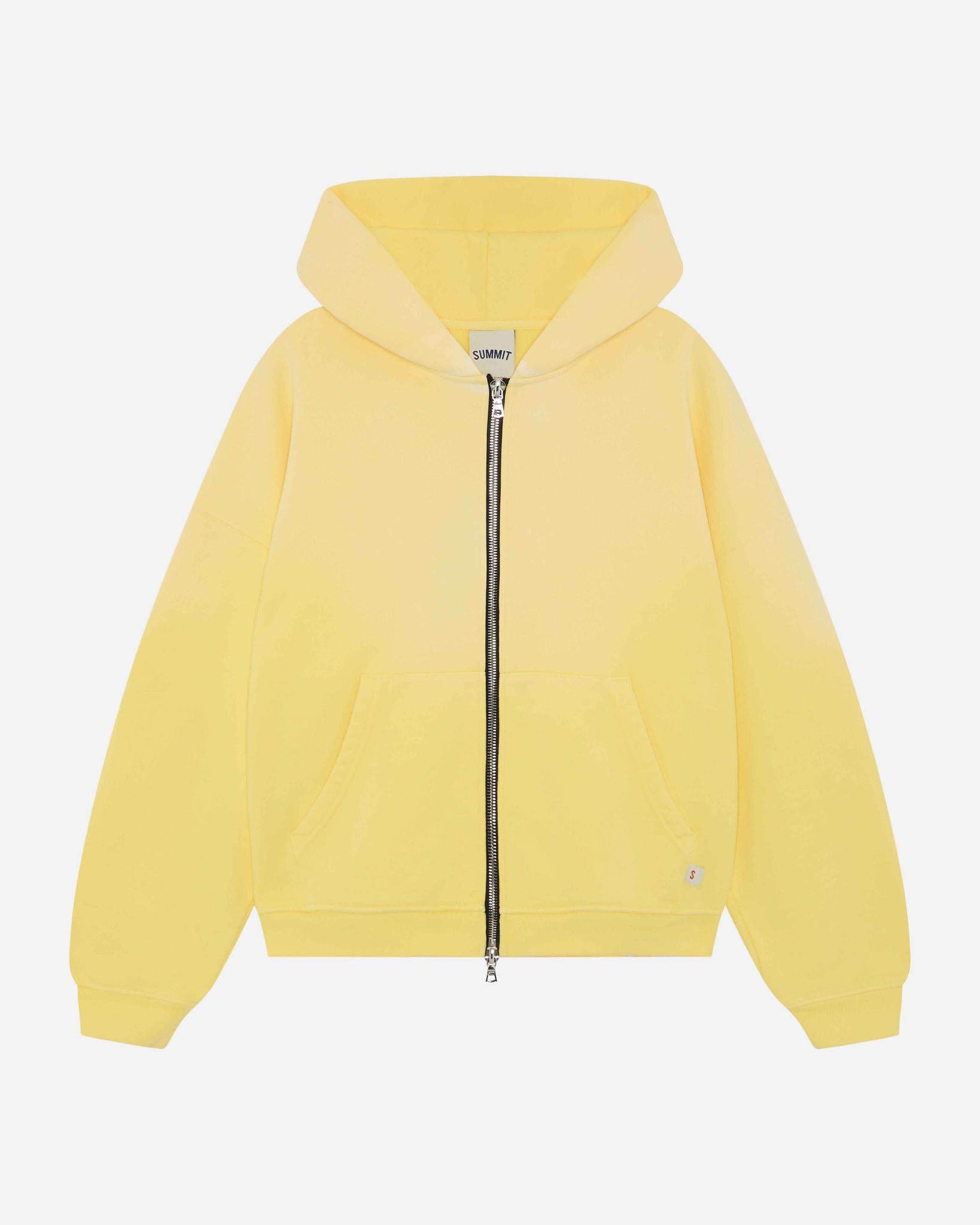 SUN FADE ZIP HOODIE - YELLOW from Summit Clothing UK