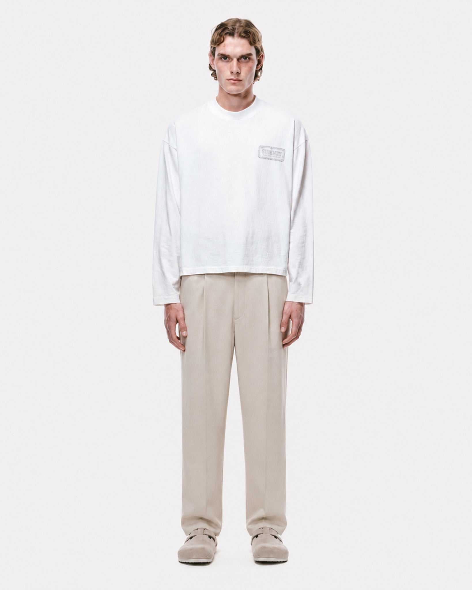 TAILORED TROUSER - BONE from Summit Clothing UK