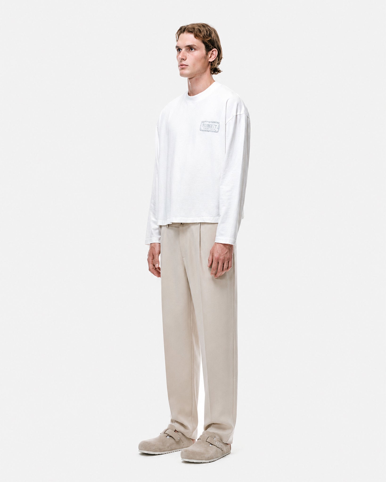 TAILORED TROUSER - BONE from Summit Clothing UK