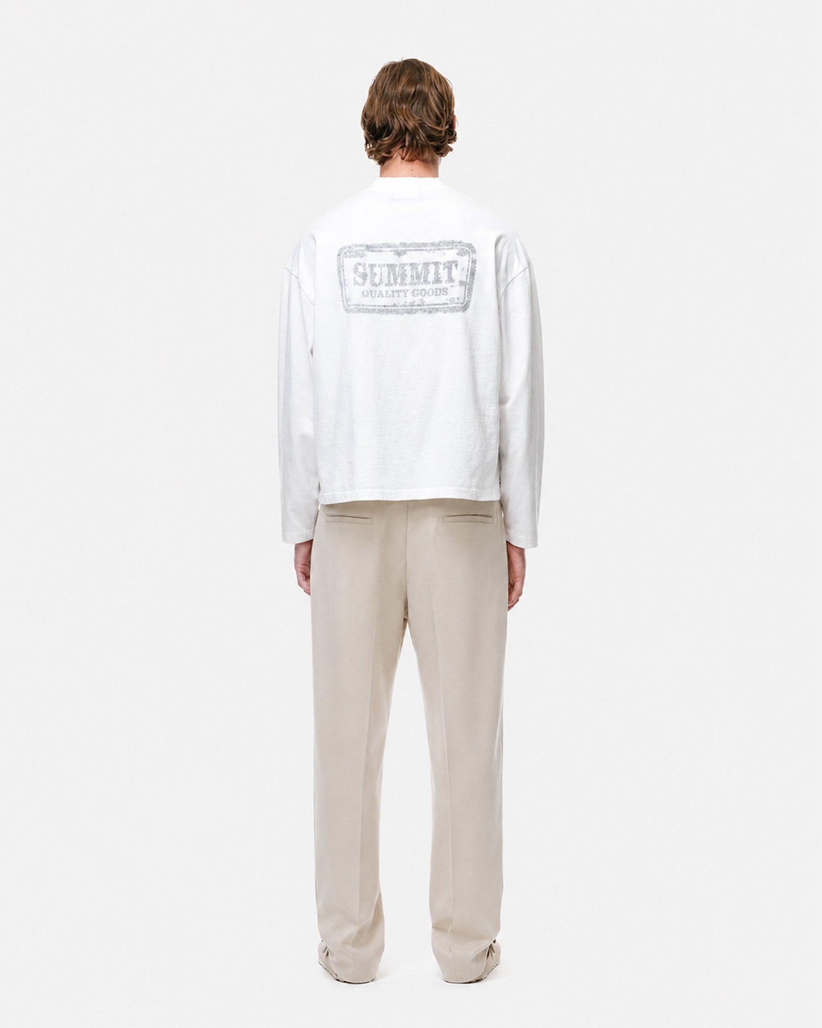 TAILORED TROUSER - BONE from Summit Clothing UK