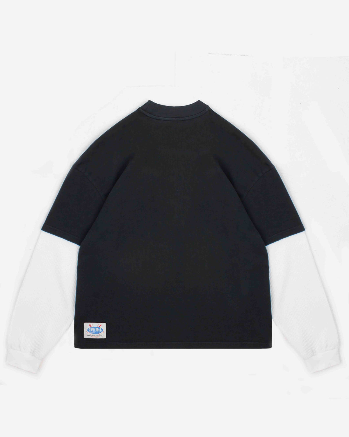 THERMAL LAYERED LONG SLEEVE T-SHIRT - VINTAGE BLACK from Summit Clothing UK