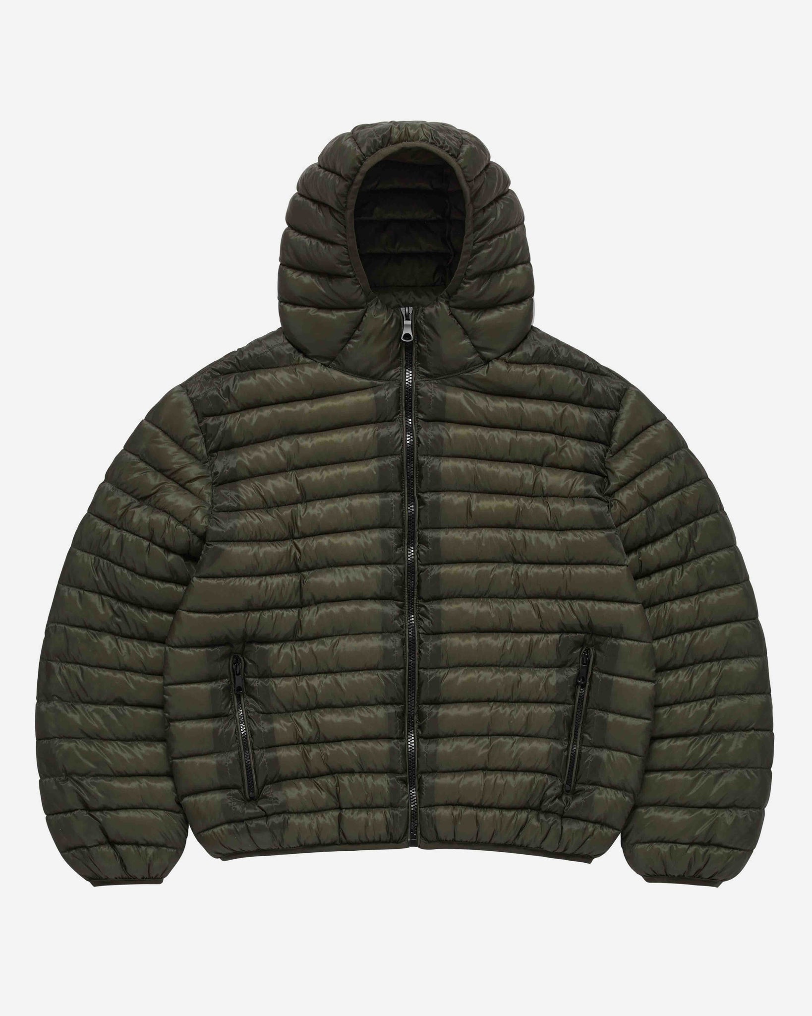 TRANSLUCENT PUFFER - OLIVE from Summit Clothing UK