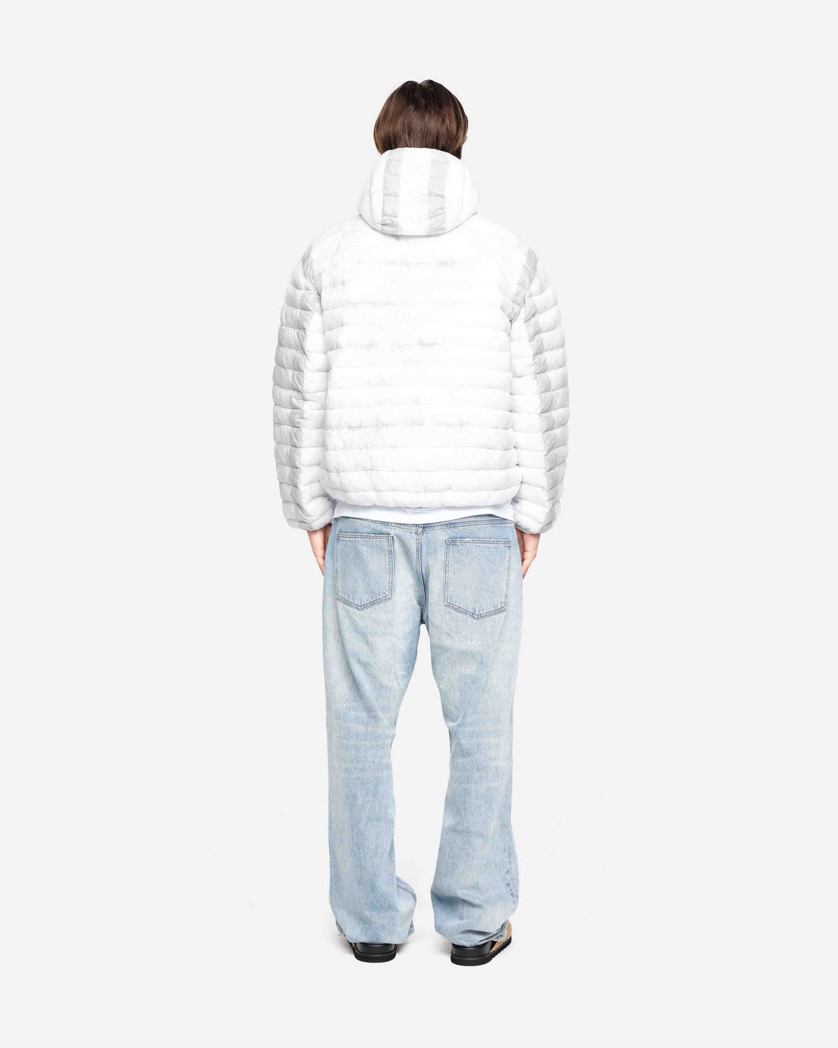TRANSLUCENT PUFFER - WHITE from Summit Clothing UK
