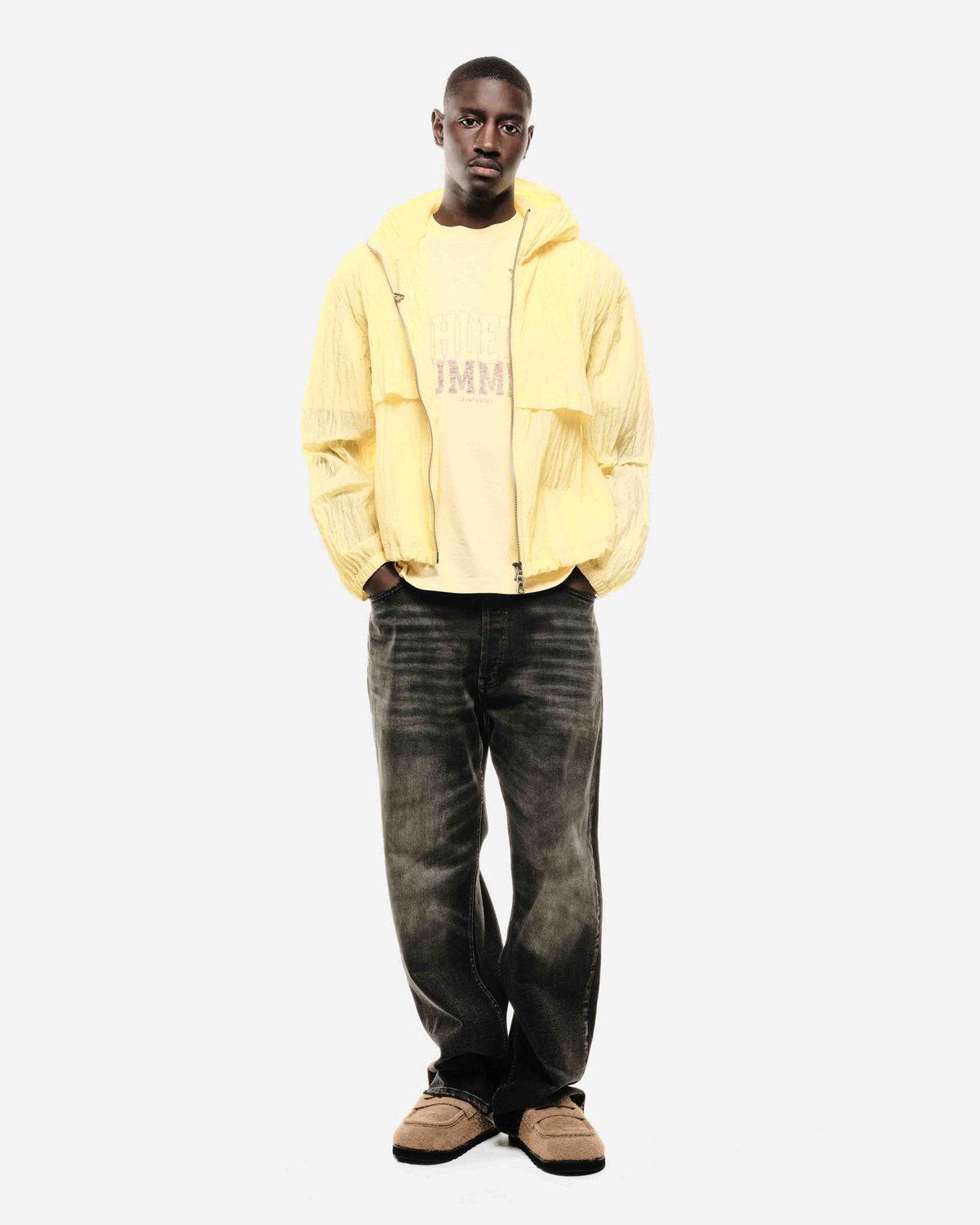VINTAGE ATHLETICS T-SHIRT - VINTAGE YELLOW from Summit Clothing UK