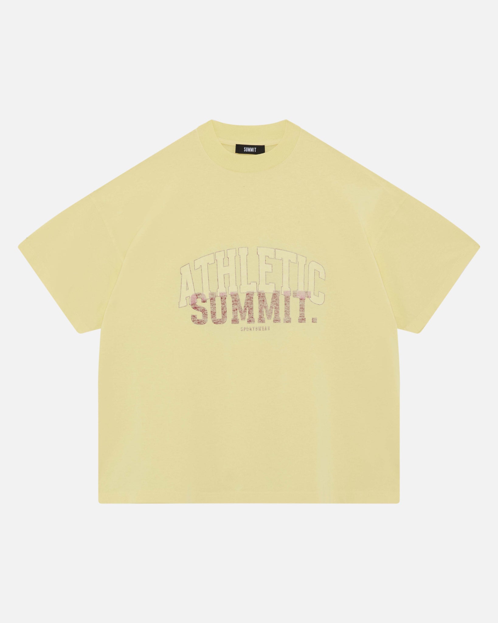 VINTAGE ATHLETICS T-SHIRT - VINTAGE YELLOW from Summit Clothing UK