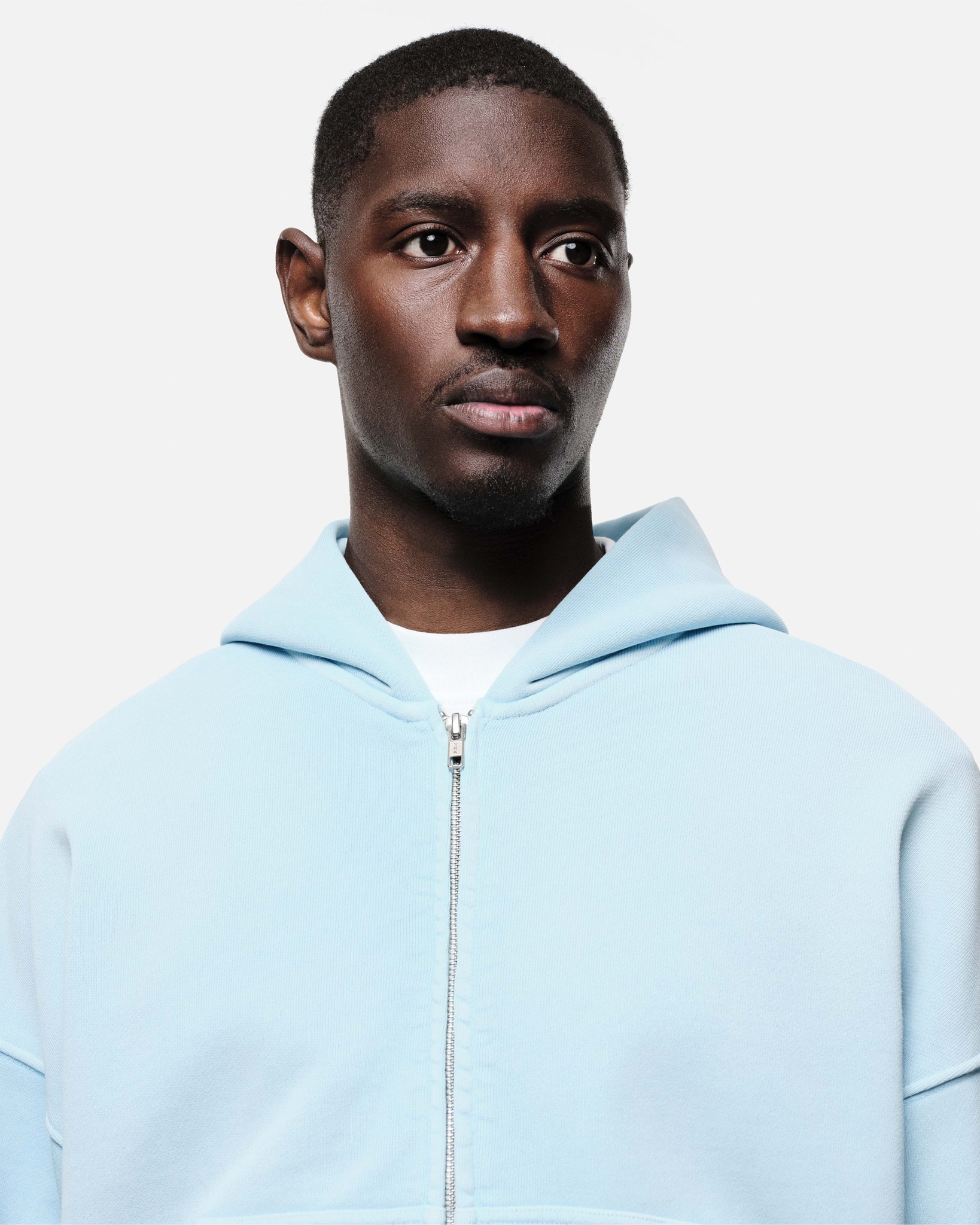 VINTAGE ZIP HOODIE - WASHED BLUE from Summit Clothing UK