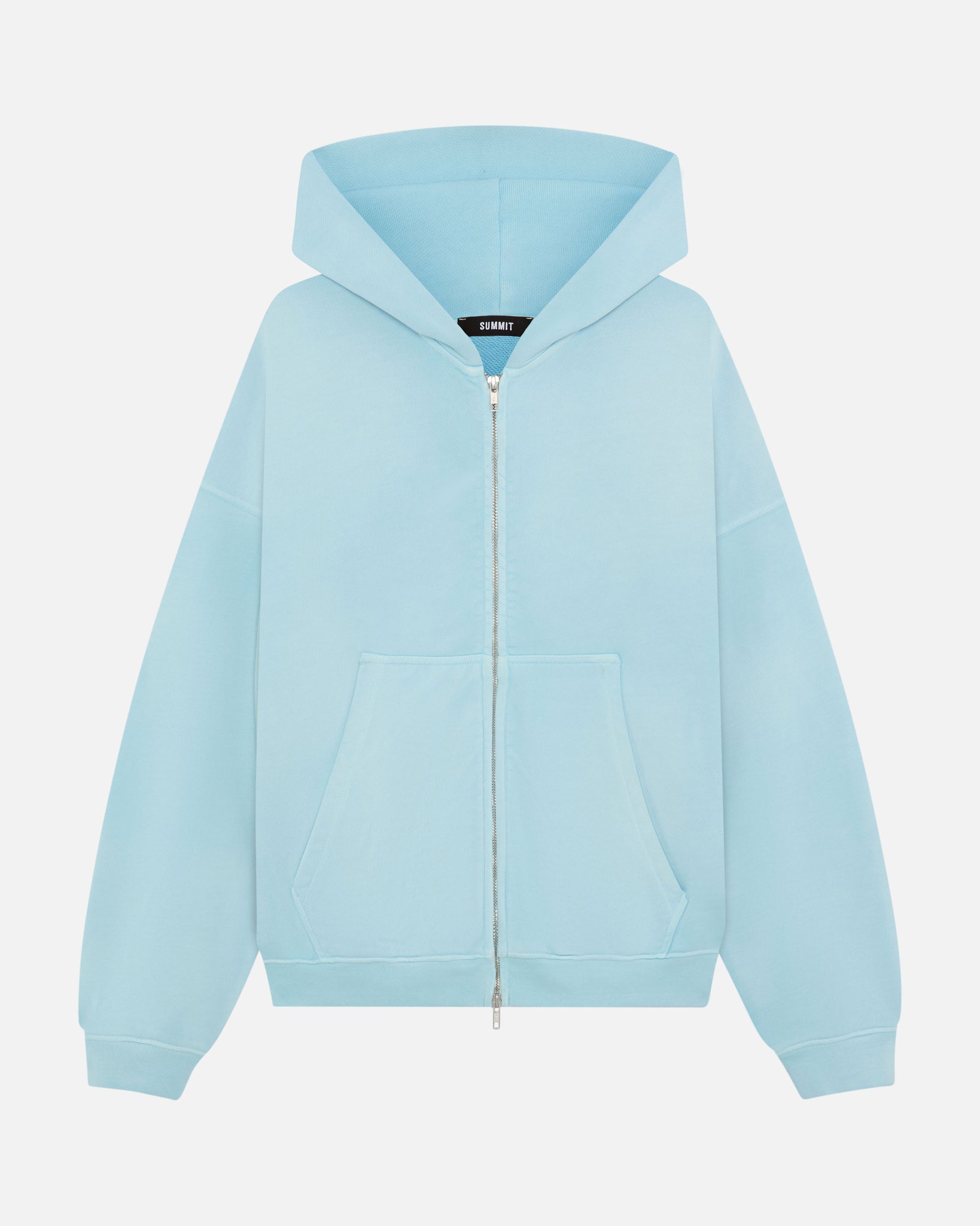 VINTAGE ZIP HOODIE - WASHED BLUE from Summit Clothing UK