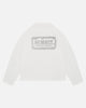 WATERCOLOUR PRINT LONG SLEEVE T-SHIRT - VINTAGE WHITE