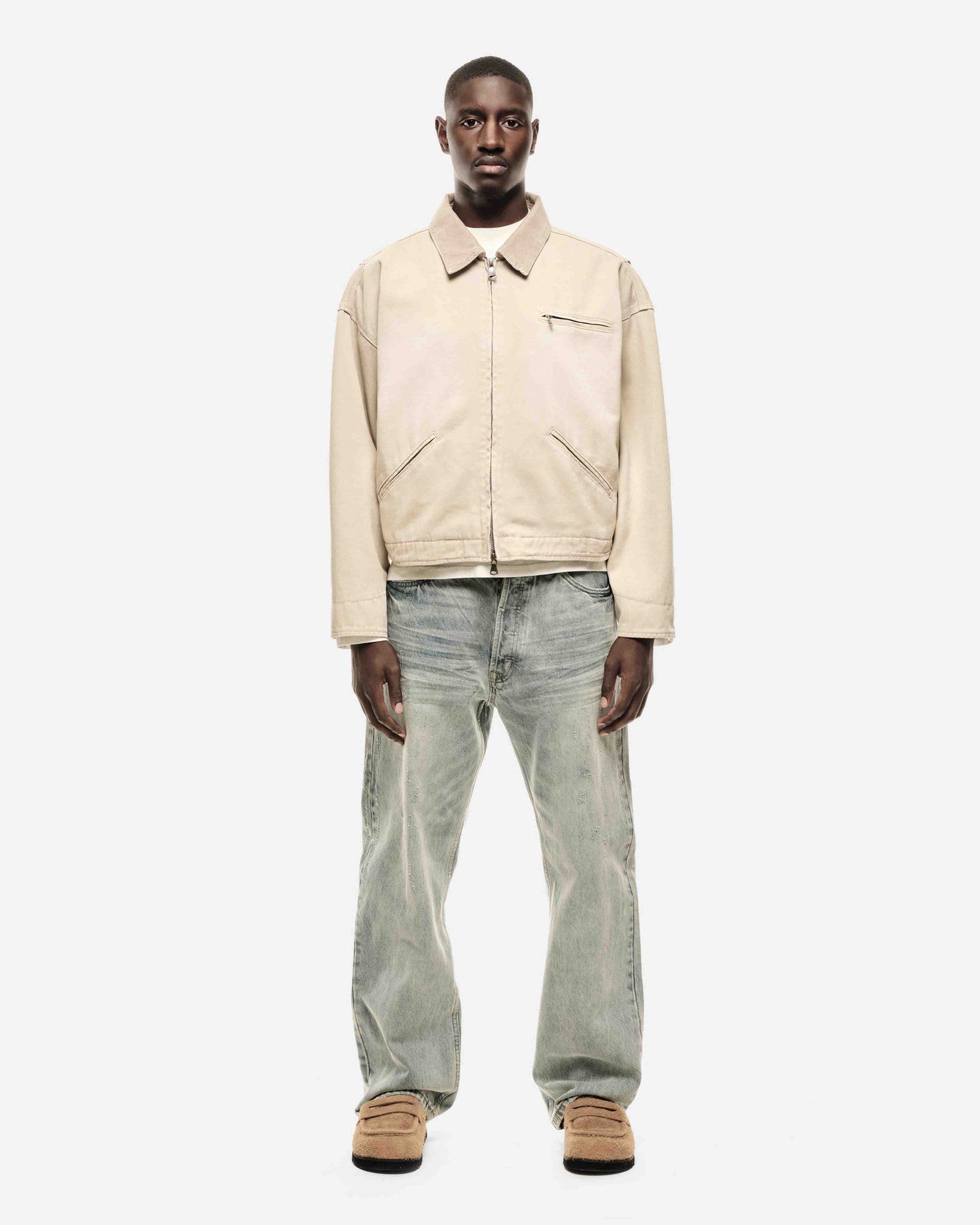 WORKERS JACKET - SUN FADE BEIGE from Summit Clothing UK
