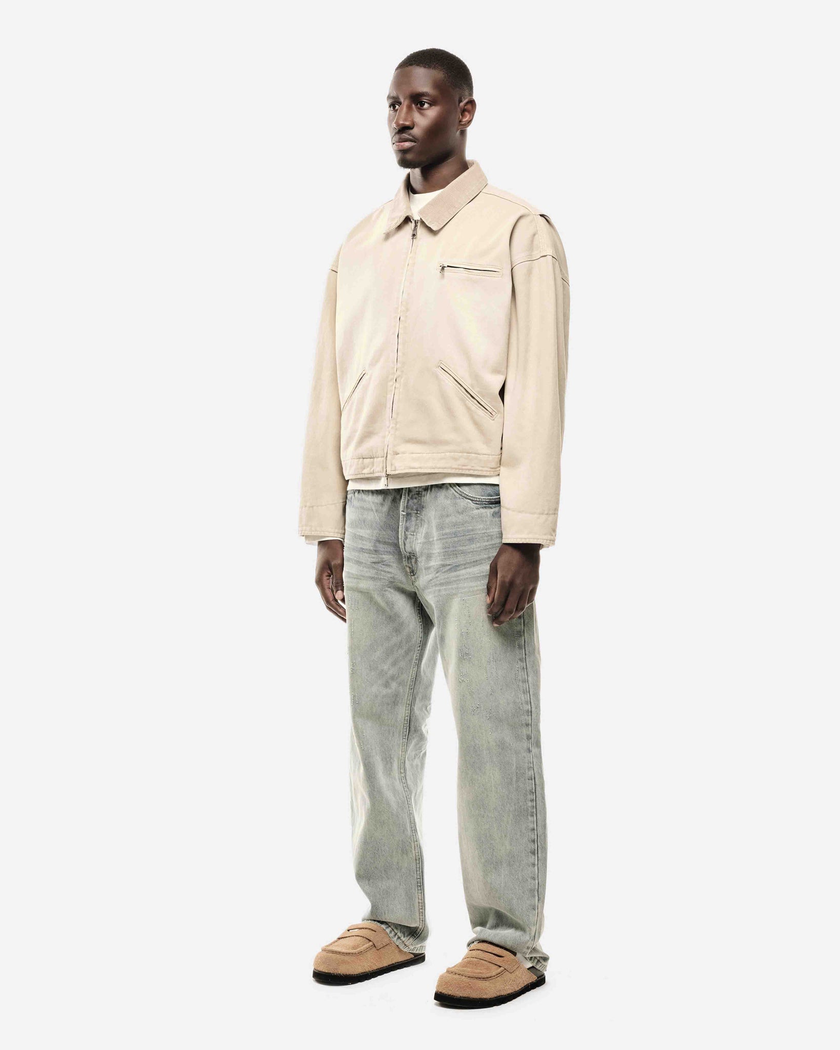 WORKERS JACKET - SUN FADE BEIGE from Summit Clothing UK