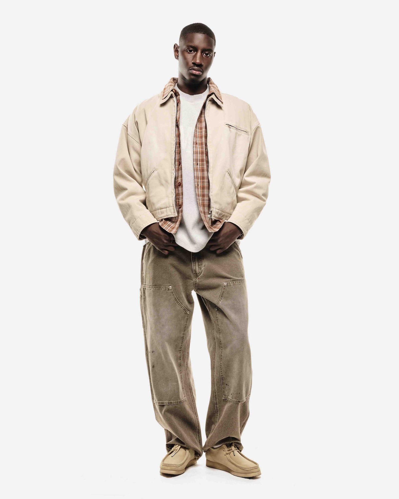 WORKERS JACKET - SUN FADE BEIGE from Summit Clothing UK