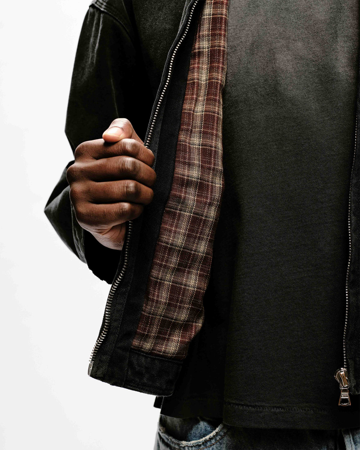 WORKERS JACKET - SUN FADED BLACK from Summit Clothing UK