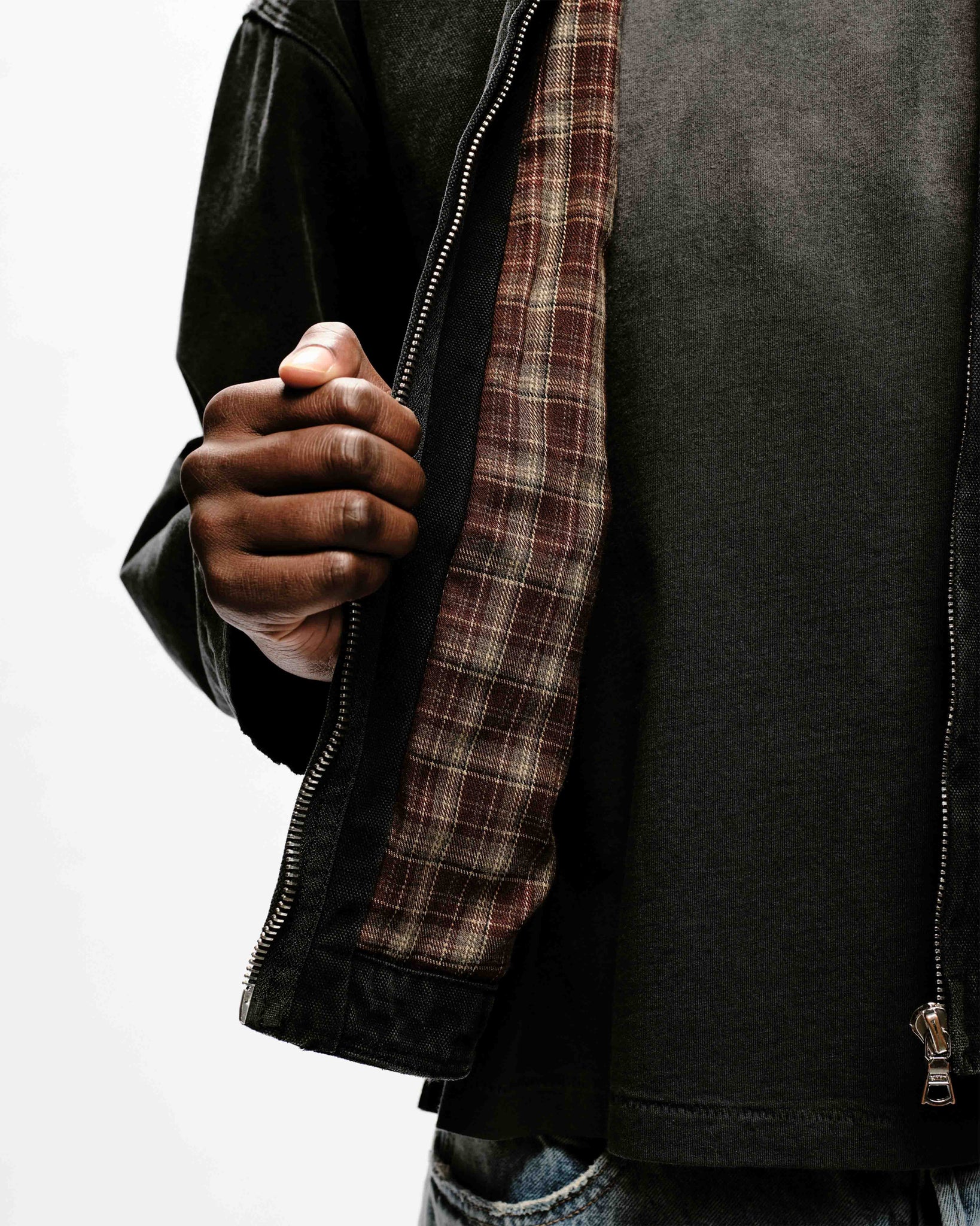 WORKERS JACKET - SUN FADED BLACK from Summit Clothing UK