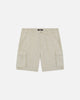 LINEN CARGO SHORT - BIEGE